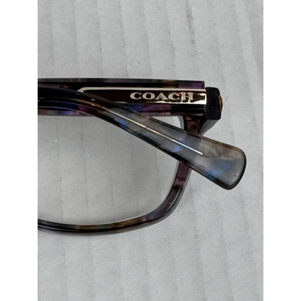 COACH HC 6065 5288 CONFETTI PURPLE GOLD AUTHENTIC FRAMES EYEGLASSES 51-17 K1